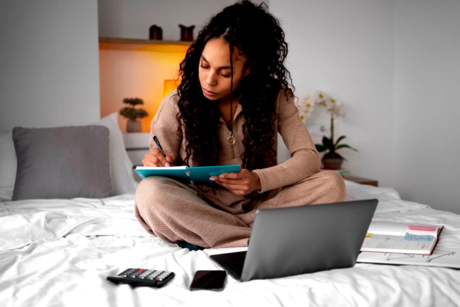 Professional financial advisor reviewing analysis with client